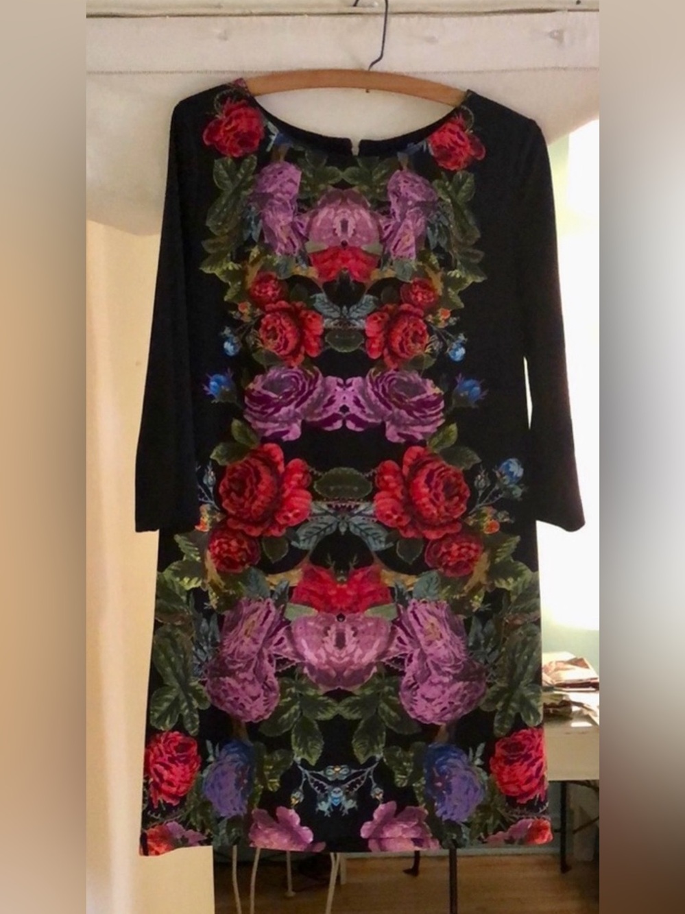 H&M Floral Black Dress